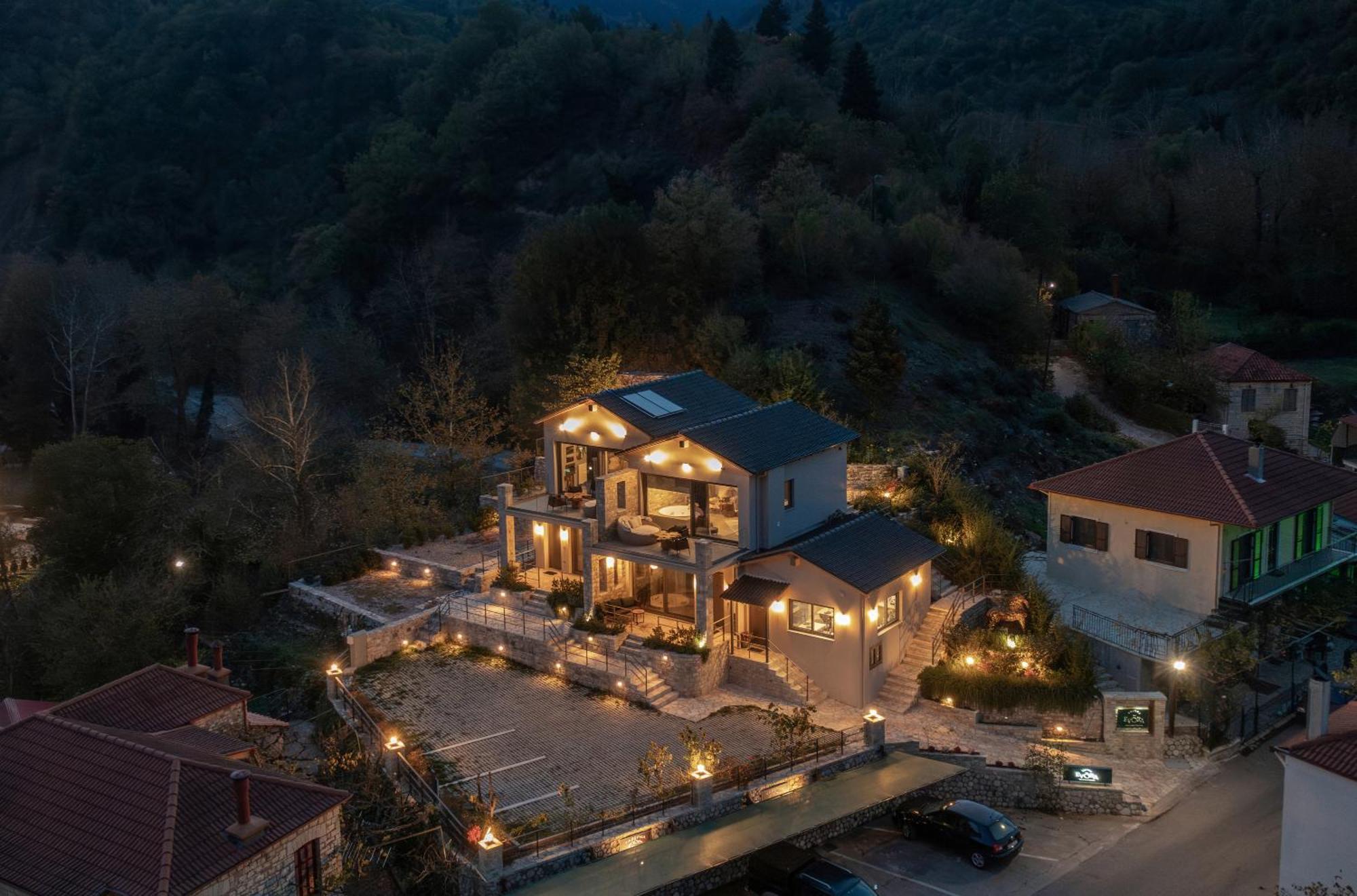 Evora Luxury Suites Mega Chorio エクステリア 写真