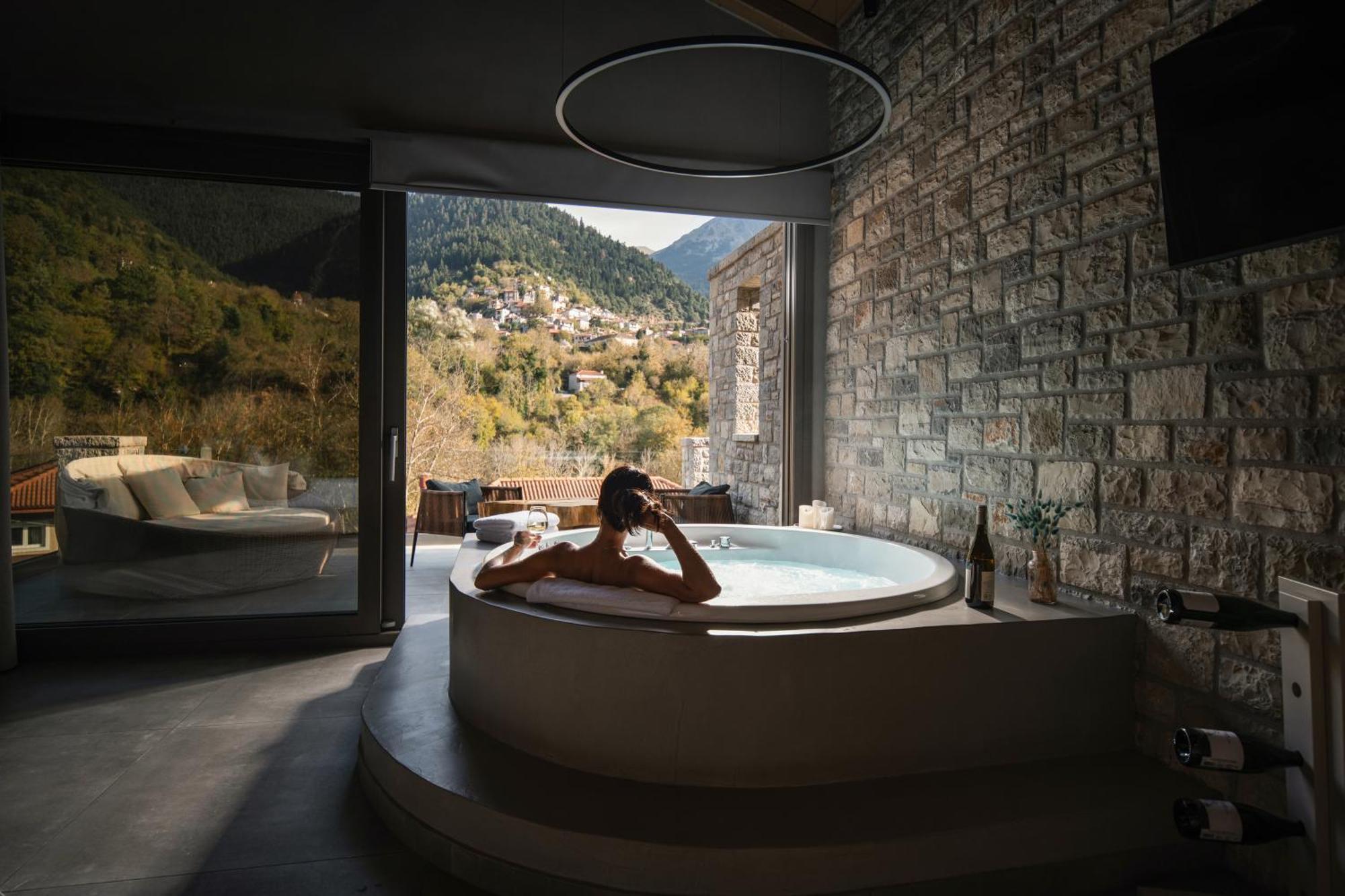 Evora Luxury Suites Mega Chorio エクステリア 写真
