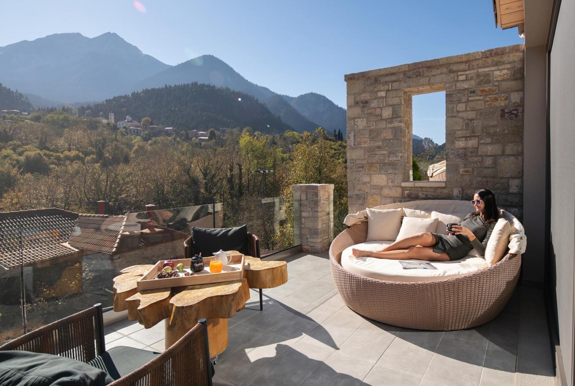 Evora Luxury Suites Mega Chorio エクステリア 写真