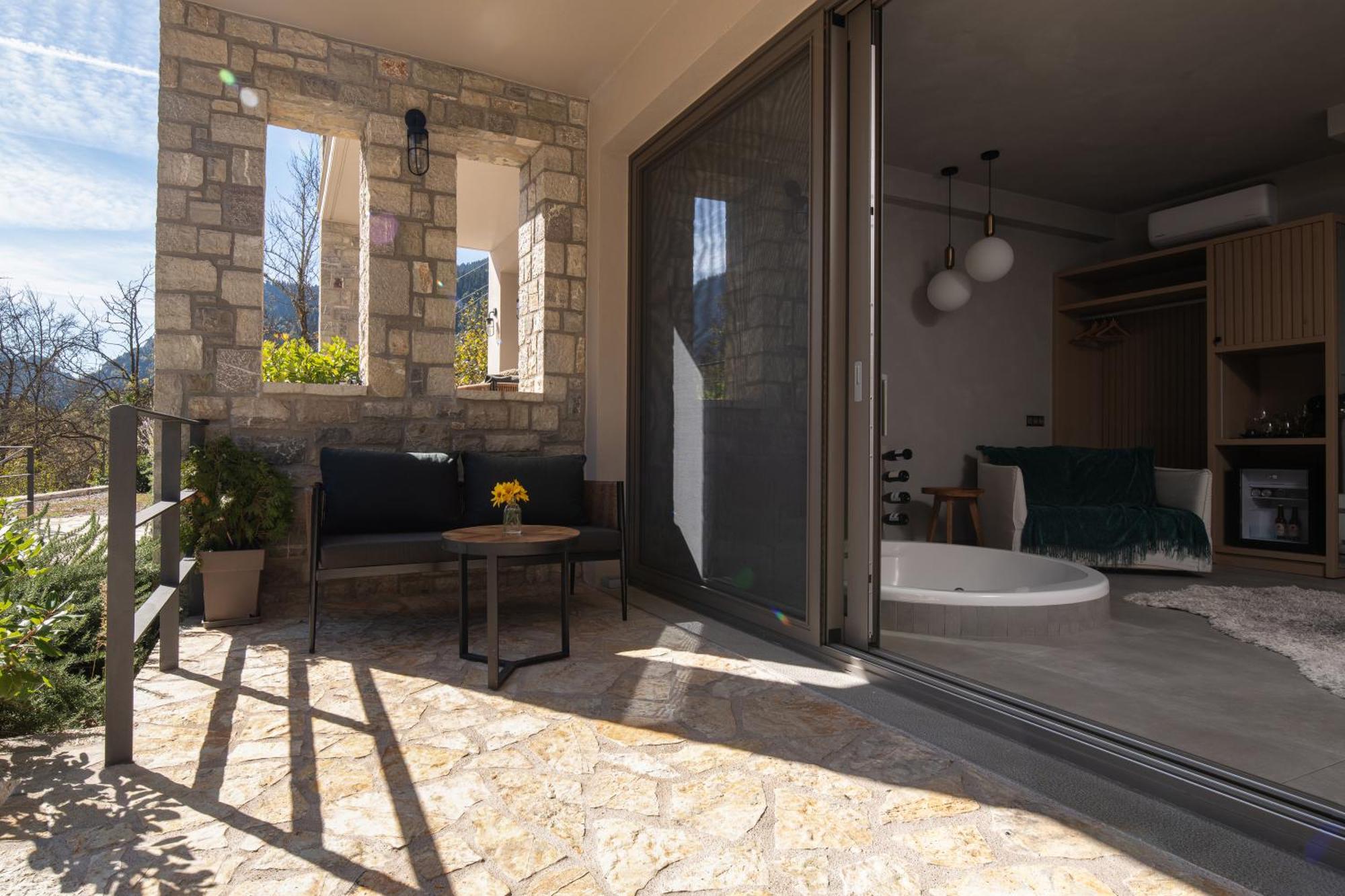 Evora Luxury Suites Mega Chorio エクステリア 写真