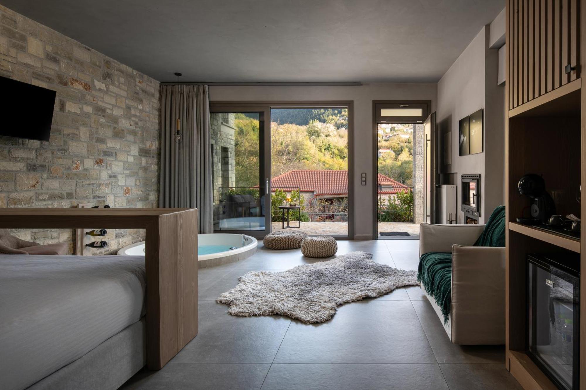 Evora Luxury Suites Mega Chorio エクステリア 写真