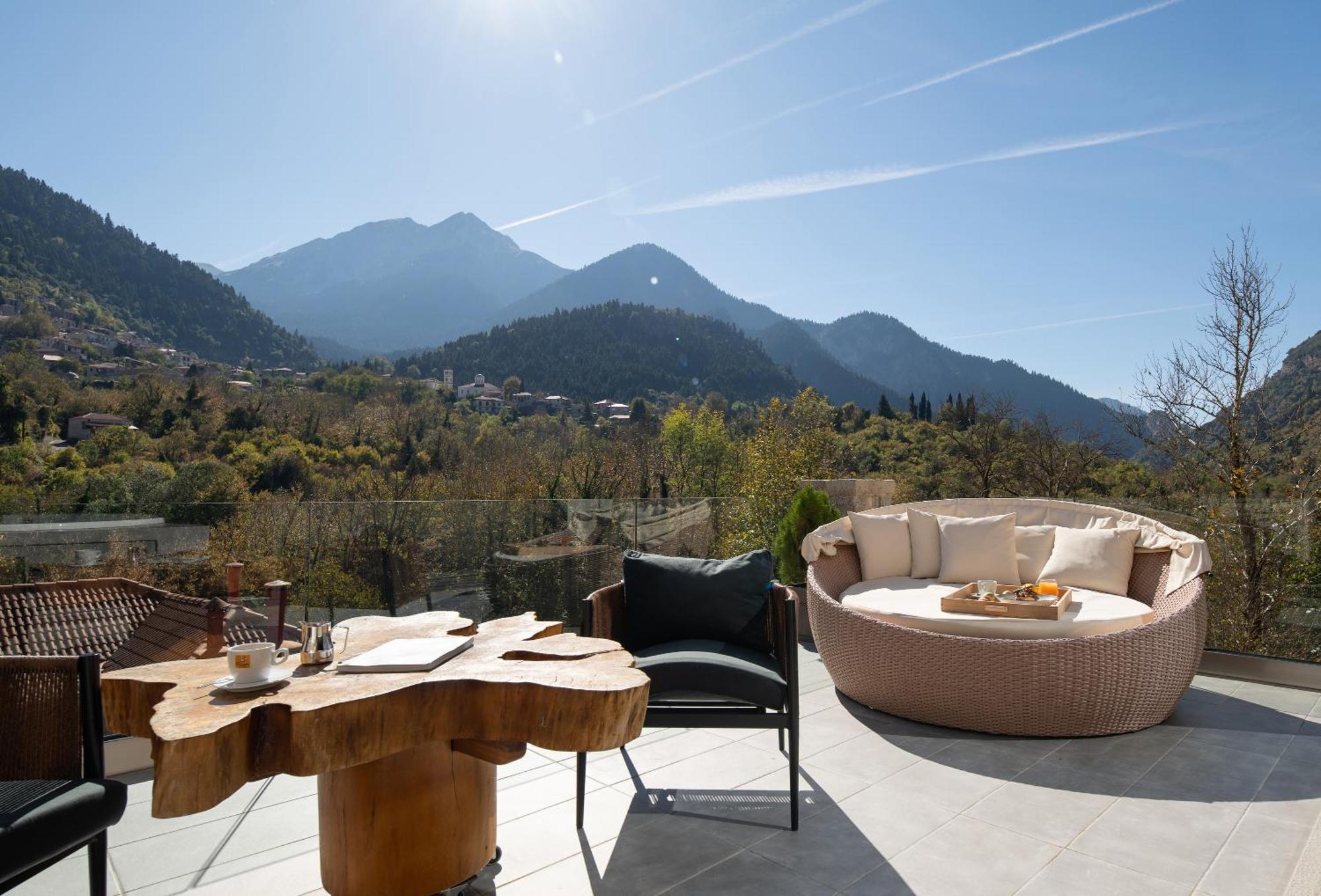 Evora Luxury Suites Mega Chorio エクステリア 写真