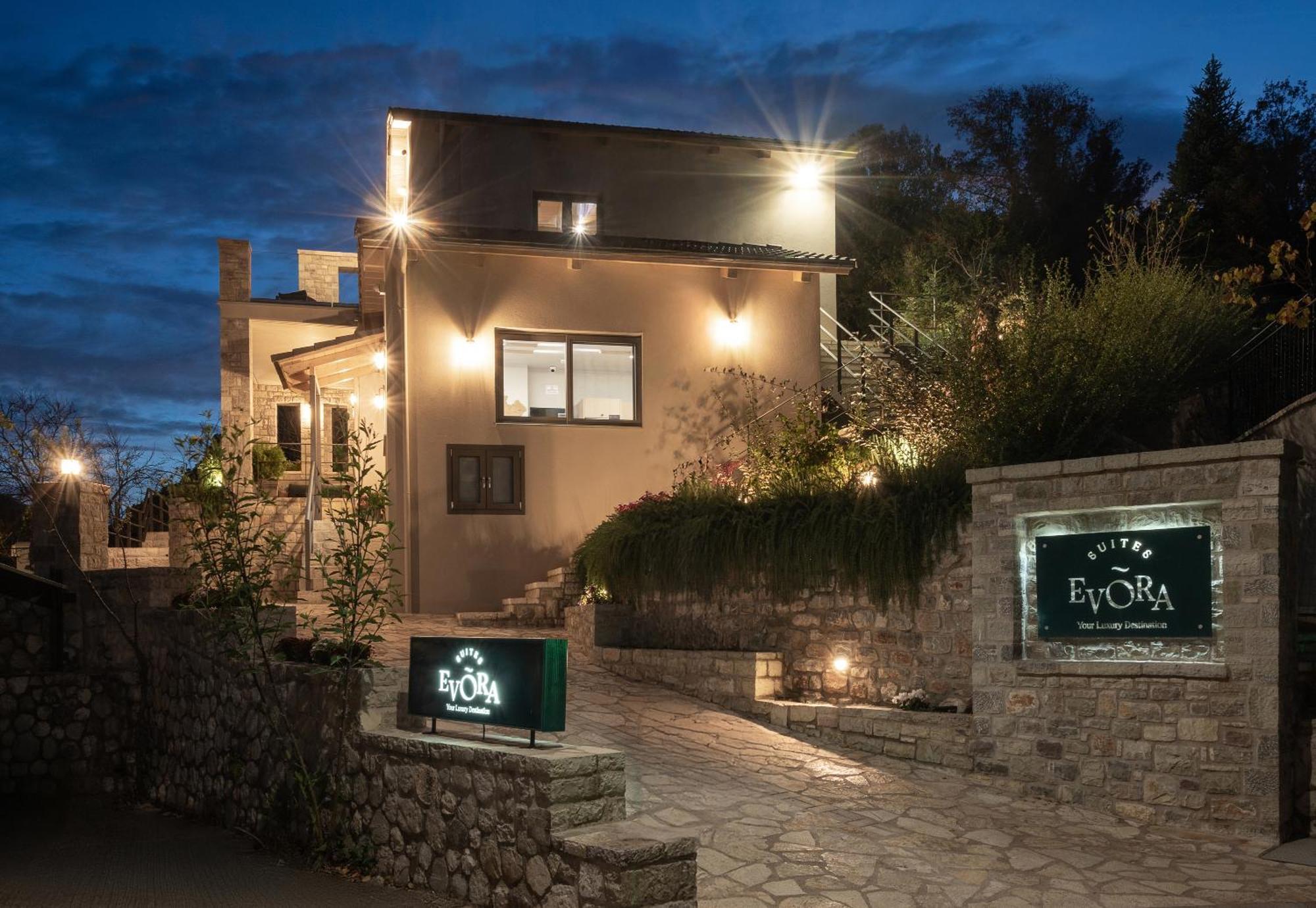 Evora Luxury Suites Mega Chorio エクステリア 写真